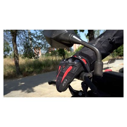 LS2 ATOM Handschoenen - Zwart / Rood