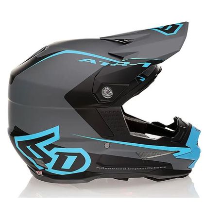 Casco de motocross 6D Helmets ATR-1 STEALTH 2024 - Azul Ref : DH0020 