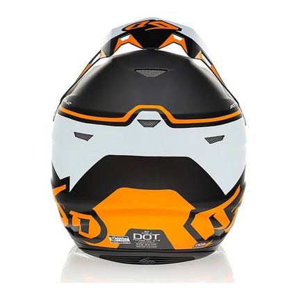 Casco de motocross 6D Helmets ATR-2 DRIVE NIÑO - Naranja / Negro