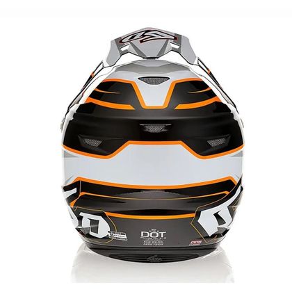 Casco de motocross 6D Helmets ATR-2 PHASE 2024 - Blanco / Naranja