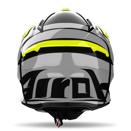 Casco de motocross Airoh AVIATOR ACE 2 -ENGINE 2024 - Amarillo / Negro