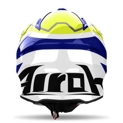Casco de motocross Airoh AVIATOR ACE 2 - GROUND 2024 - Amarillo / Negro