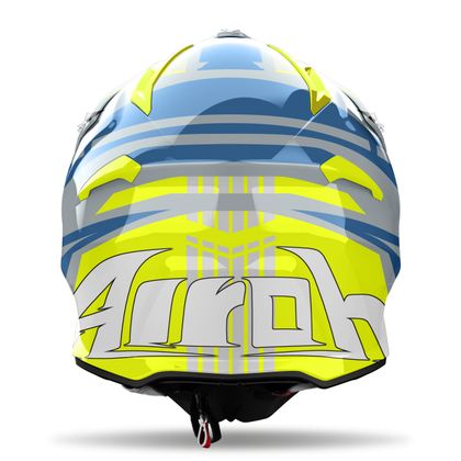 Casco de motocross Airoh AVIATOR ACE 2 - PROUD 2024 - Amarillo / Negro