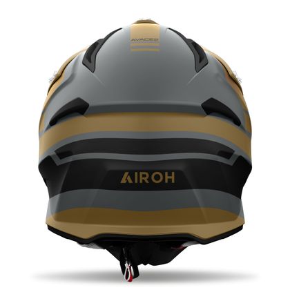 Casco de motocross Airoh AVIATOR ACE 2 - SAKE 2024 - Amarillo / Gris