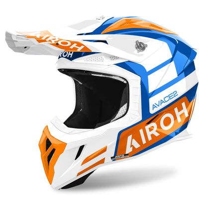 Casco de motocross Airoh AVIATOR ACE 2 - SAKE 2024 - Naranja Ref : AR1344 