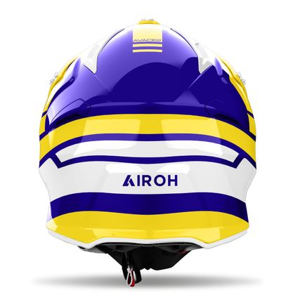 Casco de motocross Airoh AVIATOR ACE 2 - SAKE 2024 - Amarillo / Negro