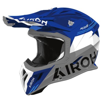 Casque cross Airoh AVIATOR ACE 2 - FURY 2026 - Bleu Ref : AR1530 