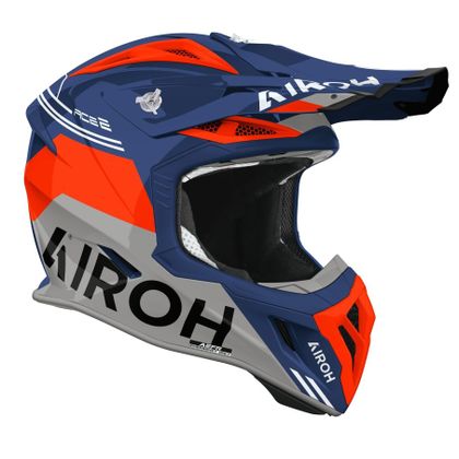 Airoh AVIATOR ACE 2 - FURY 2026 Cross-Helm - Rot / Grau