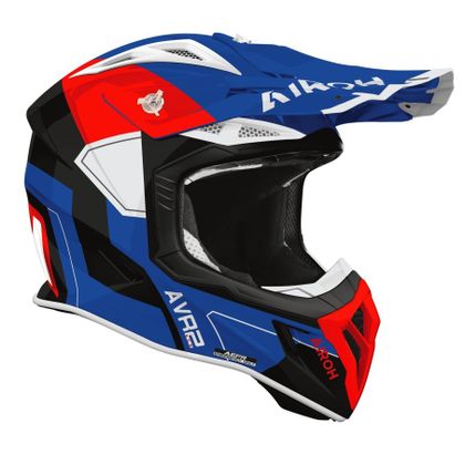 Airoh AVIATOR ACE 2 - SHIELD 2026 Cross-Helm - Blau / Rot