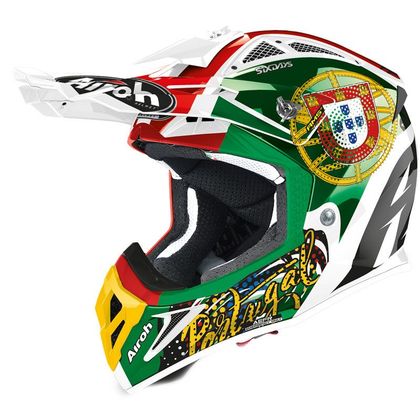 Casco de motocross Airoh AVIATOR 2.3 - SIX DAYS 2020 PORTUGAL - AMSS 2020 Ref : AR0962 