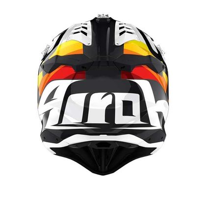 Casco de motocross Airoh AVIATOR 3 - RAINBOW - WHITE GLOSS 2023