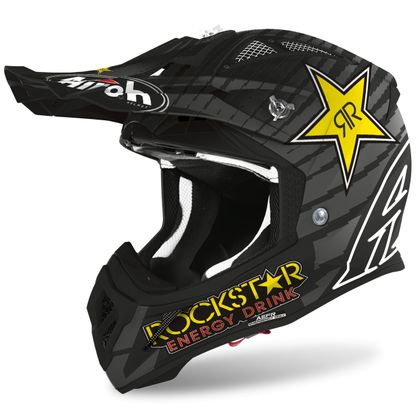 Casco de motocross Airoh AVIATOR ACE - ROCKSTAR NEW - MATT 2021 Ref : AR0986 