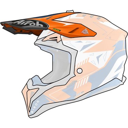 Visière TT Airoh POUR CASQUE AVIATOR 3 SPIN Ref : AR1268 
