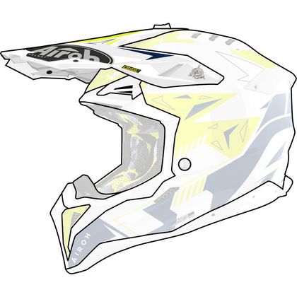 Visière TT Airoh POUR CASQUE AVIATOR 3 SPIN