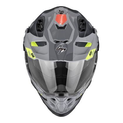 Casque intégral Scorpion Exo ADF-9000 AIR - SUMMIT - Gris / Jaune