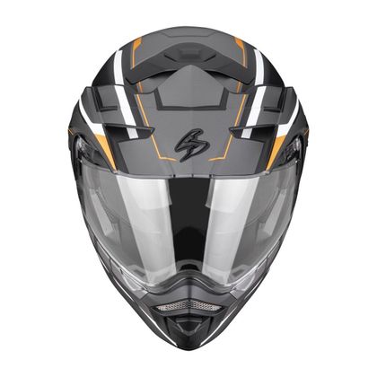 Casque modulable Scorpion Exo ADX-2 - WALT MAT - Noir / Orange