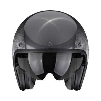 Casque jet Scorpion Exo BELFAST II - QUEST - Noir / Gris