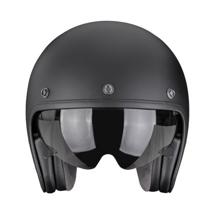 Casque jet Scorpion Exo BELFAST II - SOLID MAT - Noir