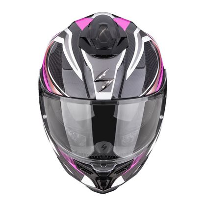 Casque intégral Scorpion Exo EXO-1500 CARBON AIR - HYDRO - Noir / Blanc