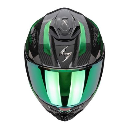 Scorpion Exo EXO-1500 CARBON AIR PLATTED Fuldkasker - Sort. / Blå