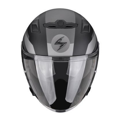 Casque jet Scorpion Exo EXO-230 - COMICS MAT - Noir / Gris