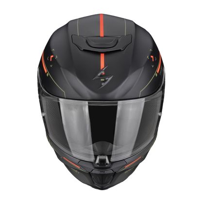 Casque intégral Scorpion Exo EXO-391 - IRON MAT - Noir / Rouge