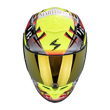 Scorpion Exo EXO-R1 EVO II AIR - ARON MISANO Integraalhelm - Grijs / Geel