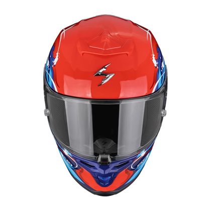 Casque intégral Scorpion Exo EXO-R1 EVO II AIR - THRUST - Rouge / Bleu