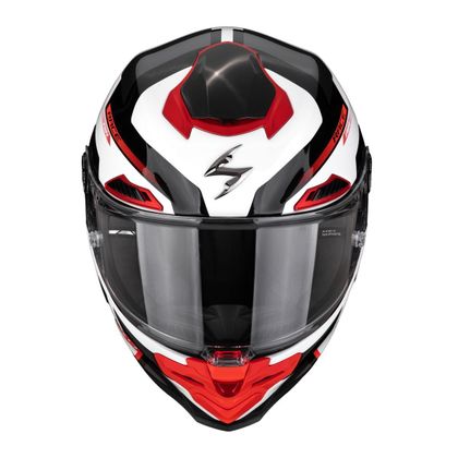 Casque intégral Scorpion Exo EXO-RACE AIR CARBON - FURY - Blanc / Gris