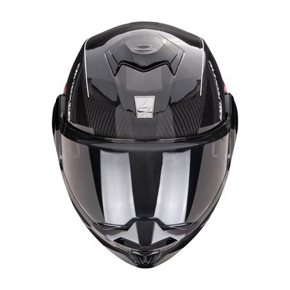 Scorpion Exo EXO-TECH EVO CARBON - CAD Modular helmet - Black / Red