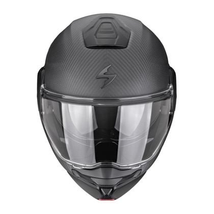 Casque modulable Scorpion Exo EXO-TECH II CARBON - SOLID MAT - Noir