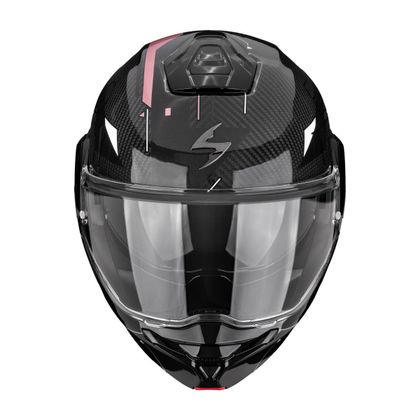 Scorpion Exo EXO-TECH II CARBON - VIATOR Modulært hjelm - Sort. / Rosa