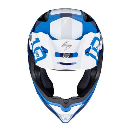 Casque cross Scorpion Exo SMX-10 - LEAP 2027 - Bleu / Blanc