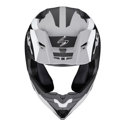 Casque cross Scorpion Exo SMX-10 - SPEED MAT 2027 - Gris / Blanc