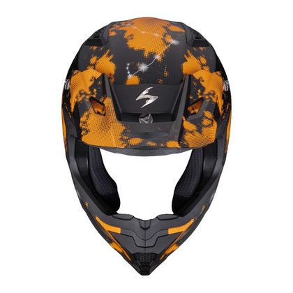 Casque cross Scorpion Exo SMX-10 - VIBE MAT 2027 - Noir / Orange