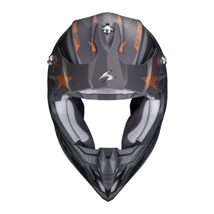 Scorpion Exo VX-16 EVO AIR - PATRIOT 2026 Cross helmet - Grey / Black