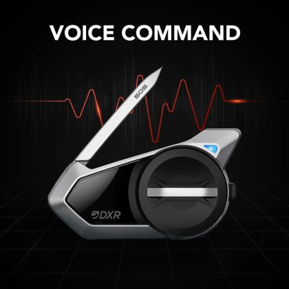 DXR BY SENA 50S - SOLO Intercom - Zwart / Grijs