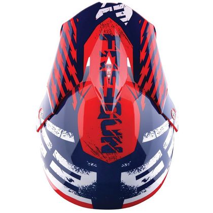 Casque cross Shot by Freegun XP4 - OUTLAW - BLUE RED GLOSSY 2019