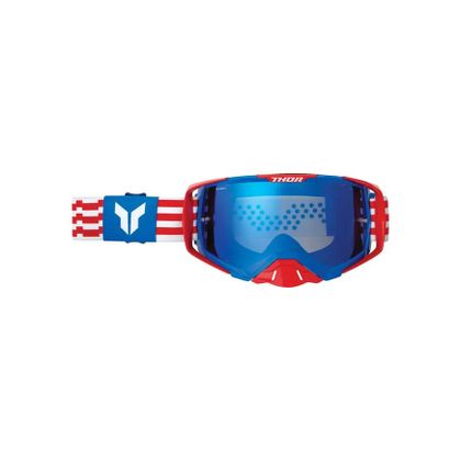 Thor ACTIVATE PATRIOT 2025 Cross mask - Red / Blue