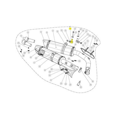 Akrapovic 18602427 Demperafstandbus