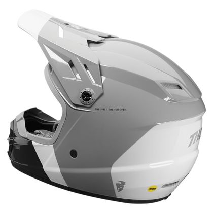 Casque cross Thor YOUTH SECTOR BOMBER - CHARCOAL WHITE - MIPS