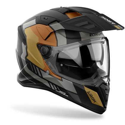 Casque intégral Airoh BANDIT - HORN - Noir / Gris