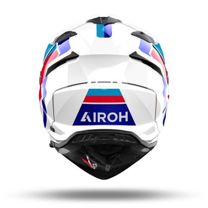 Casque intégral Airoh BANDIT - HORN - Blanc / Bleu