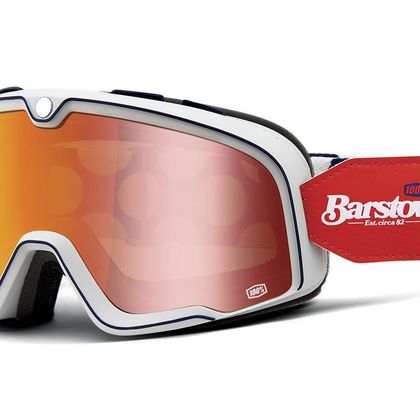 Gafas para moto 100% BARSTOW - HAYWORTH - PANTALLA FLASH ROJA