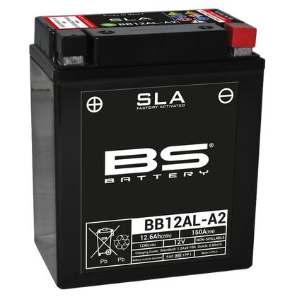 Batterie BS Battery SLA YB12AL-A2/BB12AL-A2 ferme Type Acide Sans entretien/prête à l'emploi