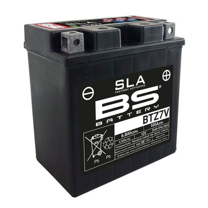 Batterie BS Battery YTZ7V/BTZ7V ferme Type Acide Sans entretien/prête à l'emploi
