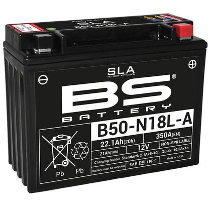 Batterie BS Battery SLA Y50-N18L-A/B50N18L-A/A2 FERME TYPE ACIDE SANS ENTRETIEN/PRÊTE À L'EMPLOI