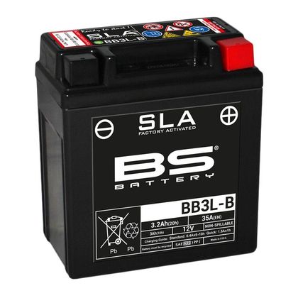 Batteria BS Battery SLA YB3L-B/BB3L-B chiusa Tipo Acido Senza manutenzione/Pronto all'uso