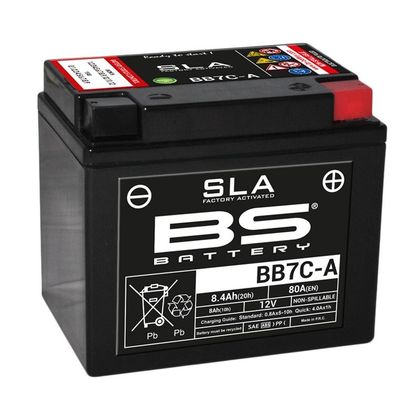 Batería BS Battery SLA YB7C-A cerrada tipo ácido sin mantenimiento/lista para usar