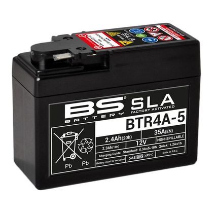 Batterie BS Battery YTR4A-5/BTR4A-5 SLA FERME TYPE ACIDE SANS ENTRETIEN/PRÊTE À L'EMPLOI